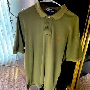 Three men’s Ralph Lauren Polos shirts